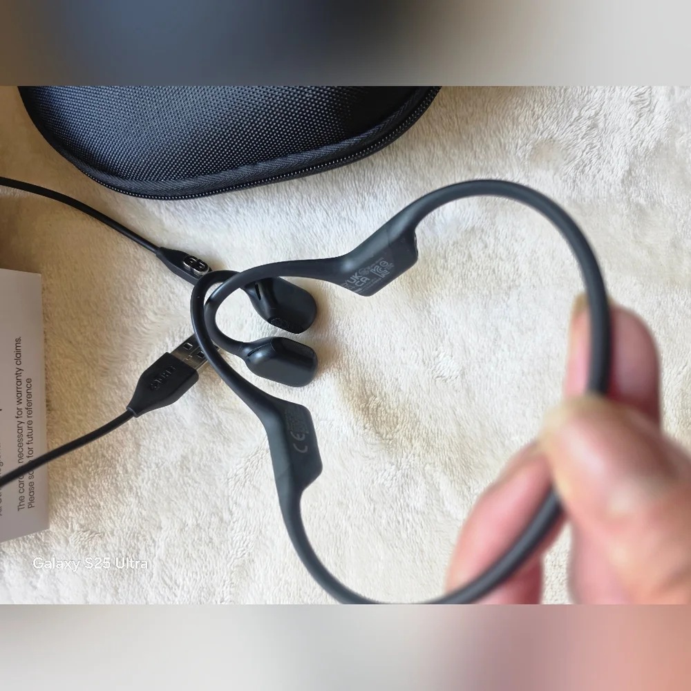 SHOKZ SPORT  Headphones LIKE NEW OpenRun Pro Black s810 - Picture 3 of 14